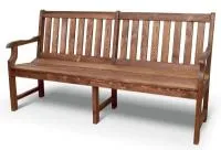 скамья для сада №3 180х60х45 см массив сосны старение, палисандр, ирб