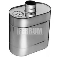 бак феррум таймыр 50 л нержавеющий (aisi 201/1,0 мм) эллипс на трубе черный