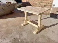 стол кантри 1070х675 см, осина, банный перец