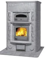 печь-камин tulikivi tlu2450/1 classic с духовкой (нижнее)