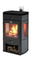 печь-камин отопительный теплодар танго трио дровяная  