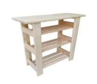 стол-стеллаж 3 полки 0,9х0,4х0,9 см, банный перец