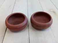 солонка глиняная 0,1л, ручная работа, шд