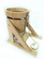 обливное устройство, 15л, ольха с пластиковой вставкой, 212f, банный эксперт