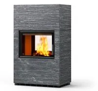 печь-камин tulikivi lamu grafia 1450 мм