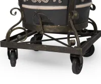 подставка экотандыры под тандыр с колесами