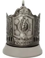 подстаканник с чернью штурвал