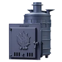 печь для бани gfs искандер зк 25 чугунная (универсальный печь-комплект)