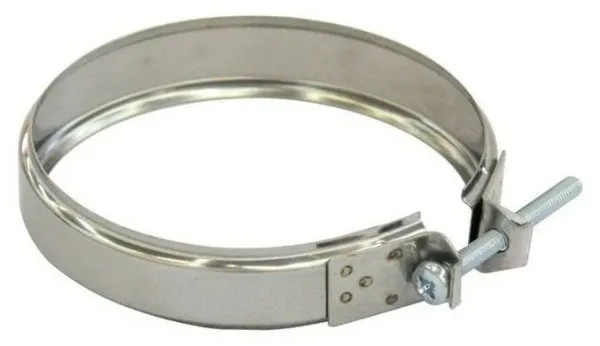 хомут феррум обжимной для растяжки нерж.(430/0,5 мм), ф197-200