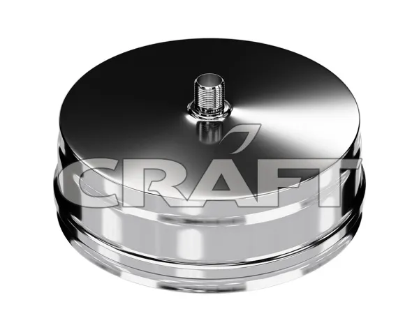 заглушка craft п внутренняя нержавеющая (316/0,5) ф300