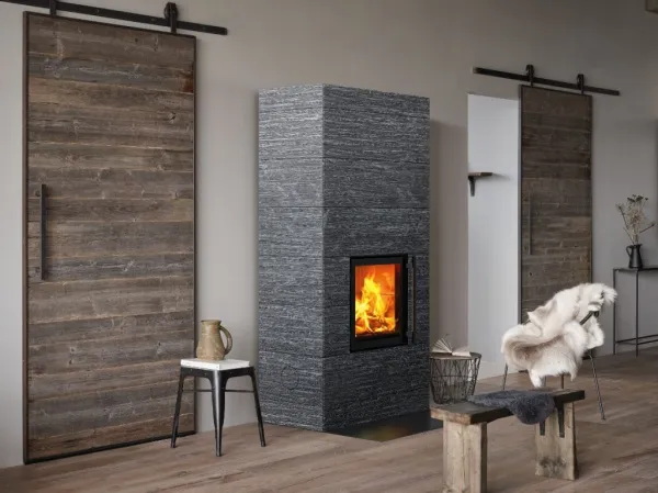 печь-камин tulikivi raita trio classic 2100 мм 